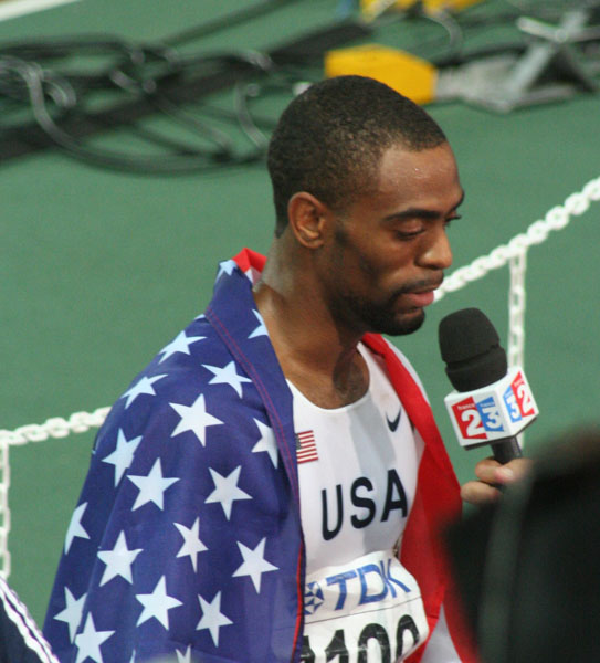 Tyson Gay list top 20 fastest men 100 Meters Tyson Gay